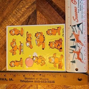 Ambassador Garfield The Cat sticker sheet